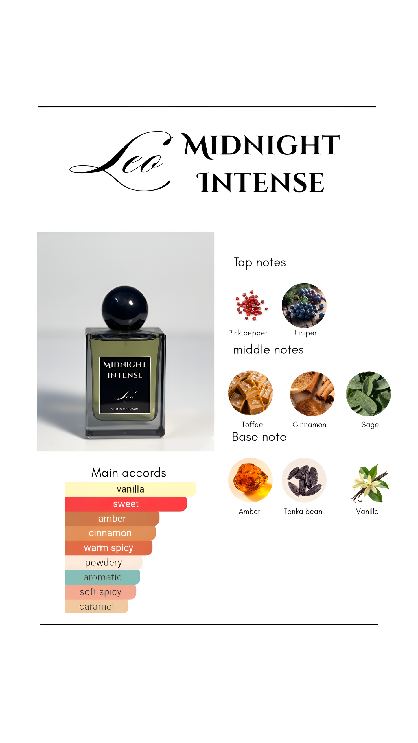 LEO MIDNIGHT INTENSE - DATE PERFUME FOR MEN
