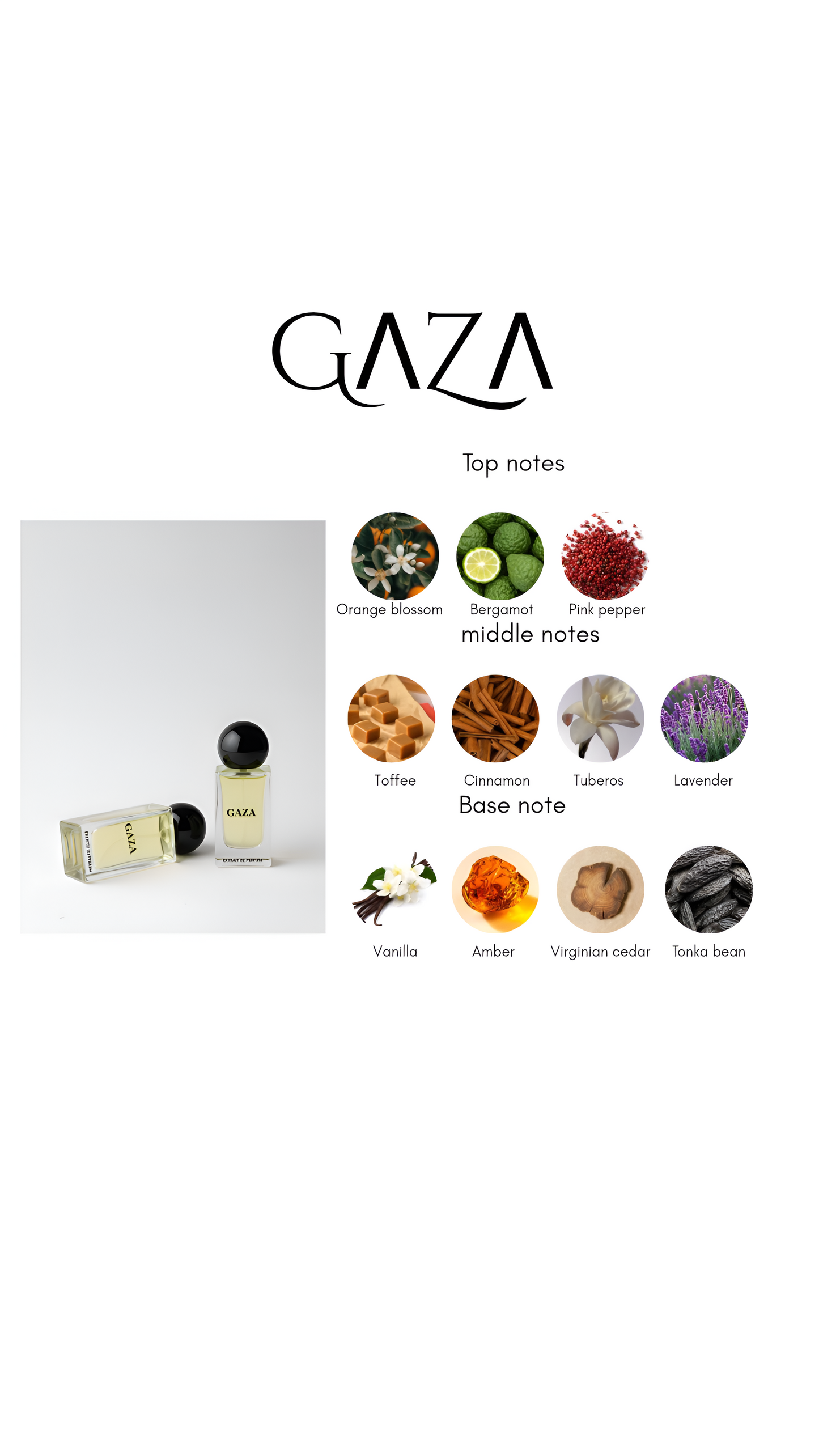 GAZA - UNISEX EXTRAIT DE PERFUME - 50ML.