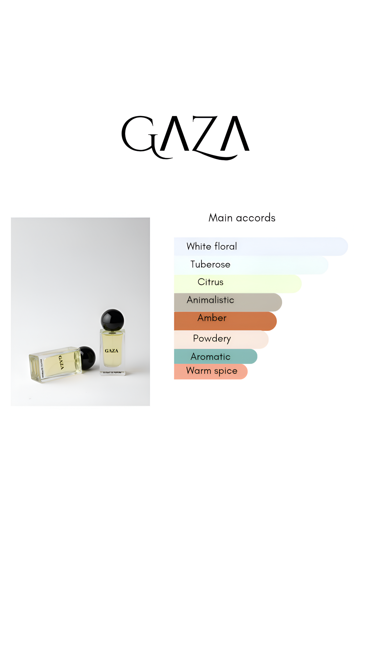 GAZA - UNISEX EXTRAIT DE PERFUME - 50ML.